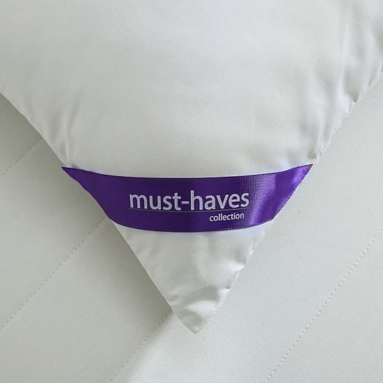 St. James Home Cotton Silver Duck Feather Pillow 4 Pack