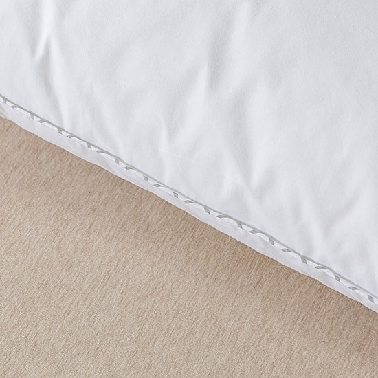 Waverly Antimicrobial treated 233 Thread Count Cotton White Duck Down Pillow