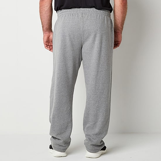 Xersion Quick Dry Cotton Fleece Mens Straight Mid Rise Regular Fit Big and Tall Workout Pant