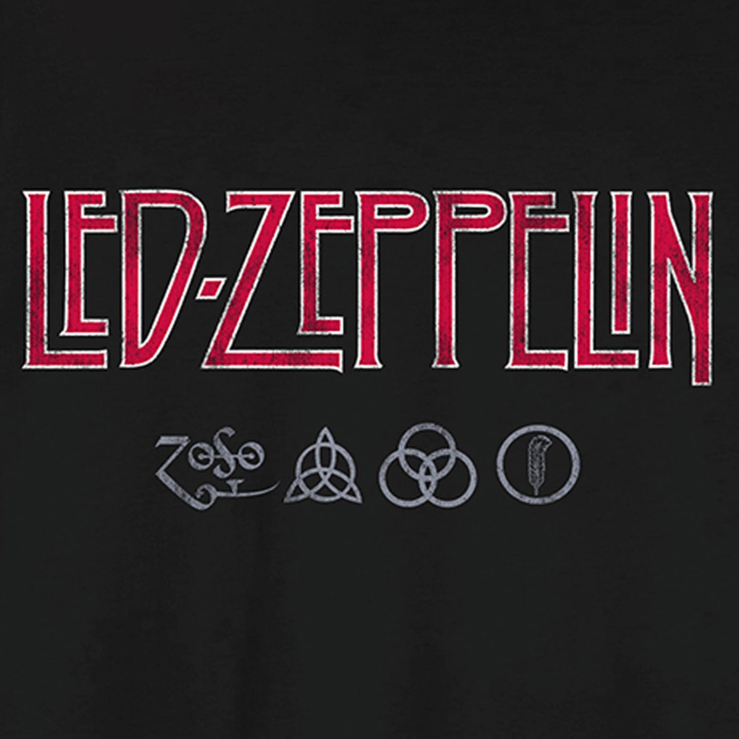 Led Zepplin Boyfriend Tee Womens Juniors Crew Neck Short Sleeve Loose Fit Graphic T-Shirt