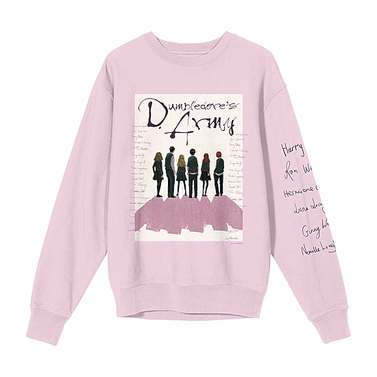 Womens Juniors Crew Neck Long Sleeve Harry Potter Sweatshirt