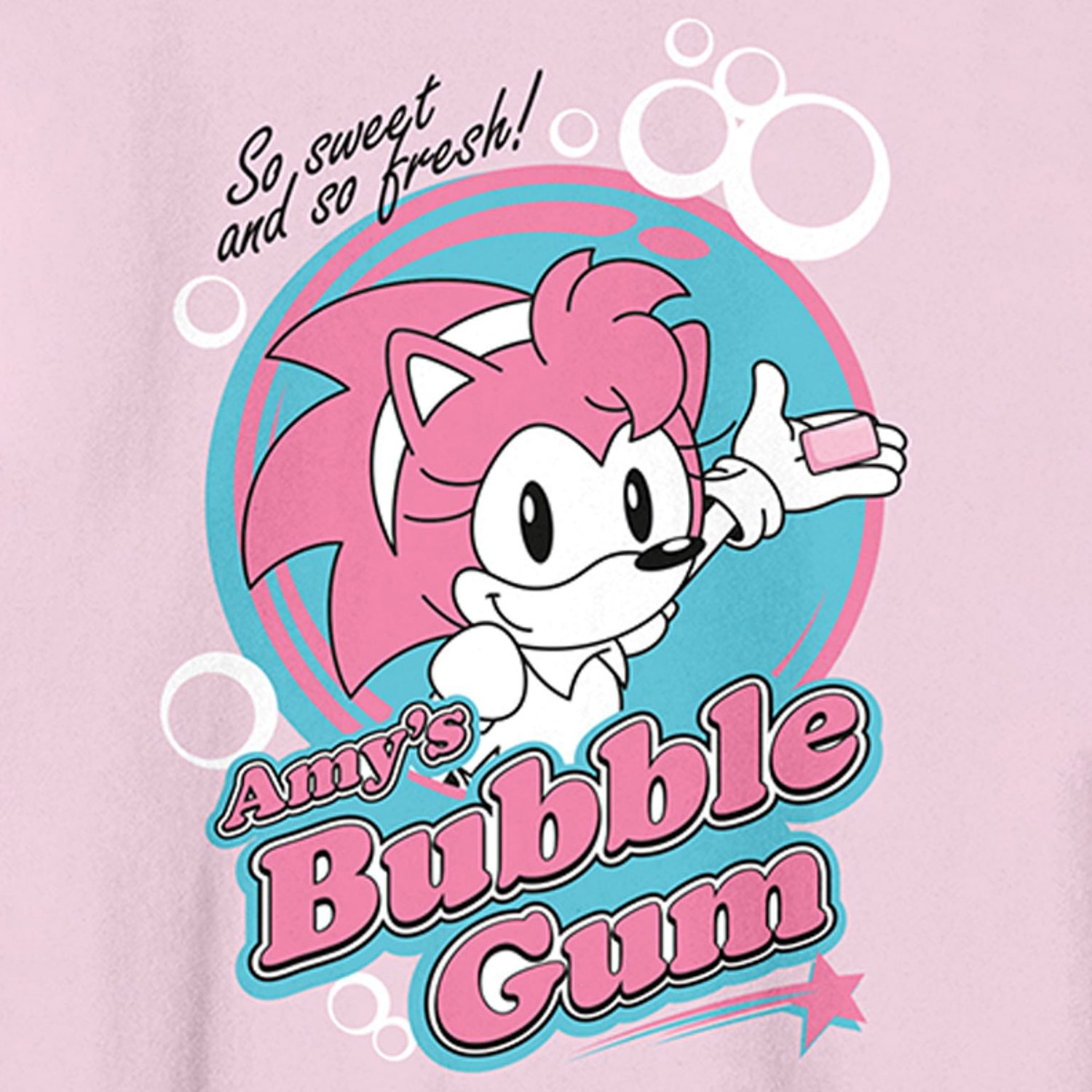 Womens Juniors Crew Neck Long Sleeve Sonic the Hedgehog Sweatshirt