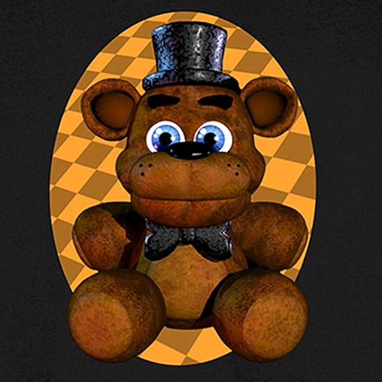 Five Nights At Freddy'S Plush Bear Womens Juniors Long Sleeve Hoodie