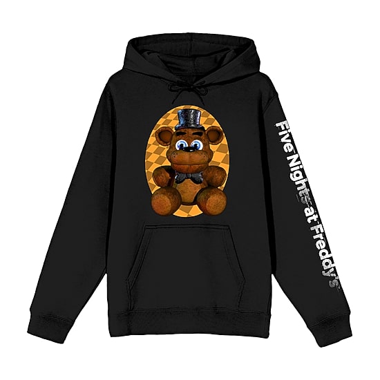 Five Nights At Freddy'S Plush Bear Womens Juniors Long Sleeve Hoodie