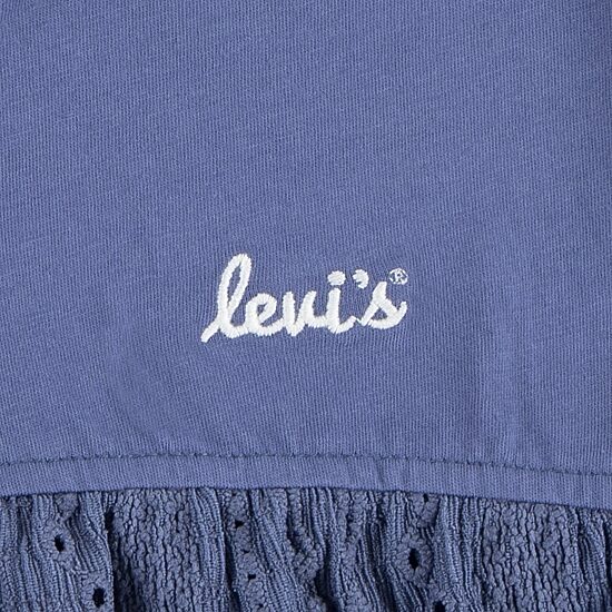 Levi's® Big Kid Girls Round Neck Long Sleeve Blouse