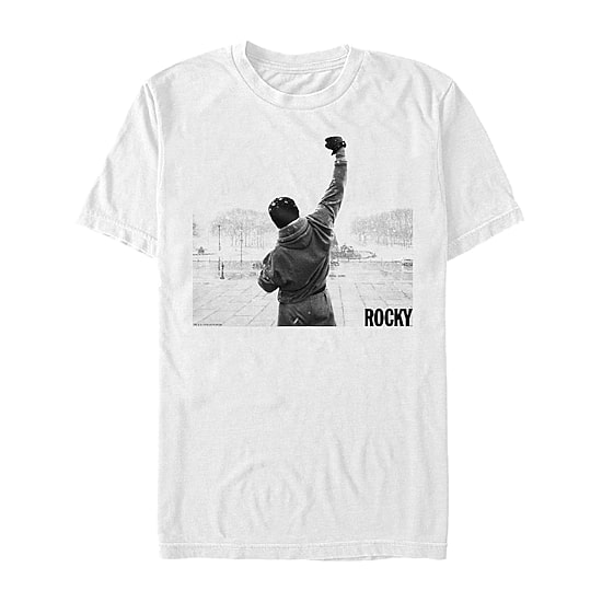 Mens Short Sleeve Rocky Graphic T-Shirt