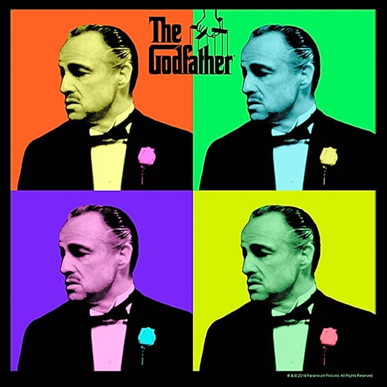 Mens Short Sleeve The Godfather Graphic T-Shirt