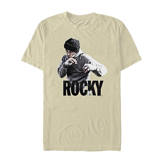 Mens Short Sleeve Rocky Graphic T-Shirt