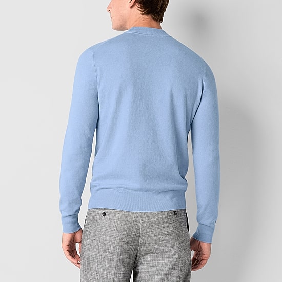 J. Ferrar Mens Long Sleeve Mock Neck Top