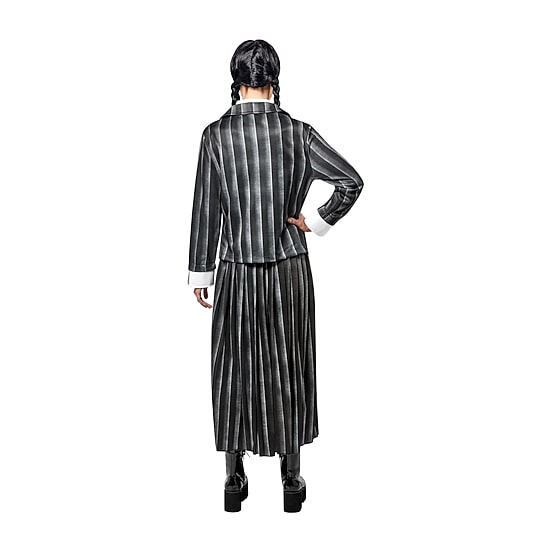 Womens Black Nevermore Academy Uniform The Addams Family Wednesday Addams 3-pc. Costume