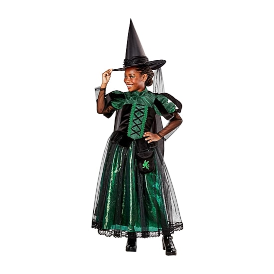 Little & Big Kid Girls Witch Deluxe The Wizard of Oz Wicked 3-pc. Costume Set