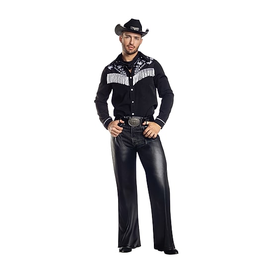 Mens Western Cowboy Fringe Costume