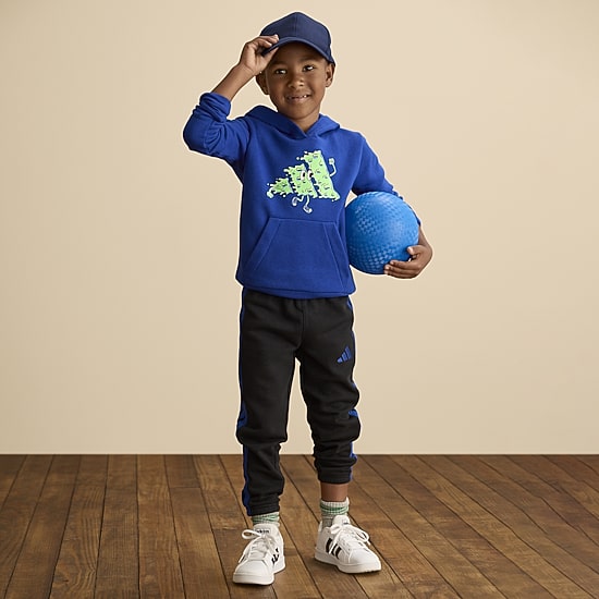 adidas Little Boys Fleece 2-pc. Pant Set