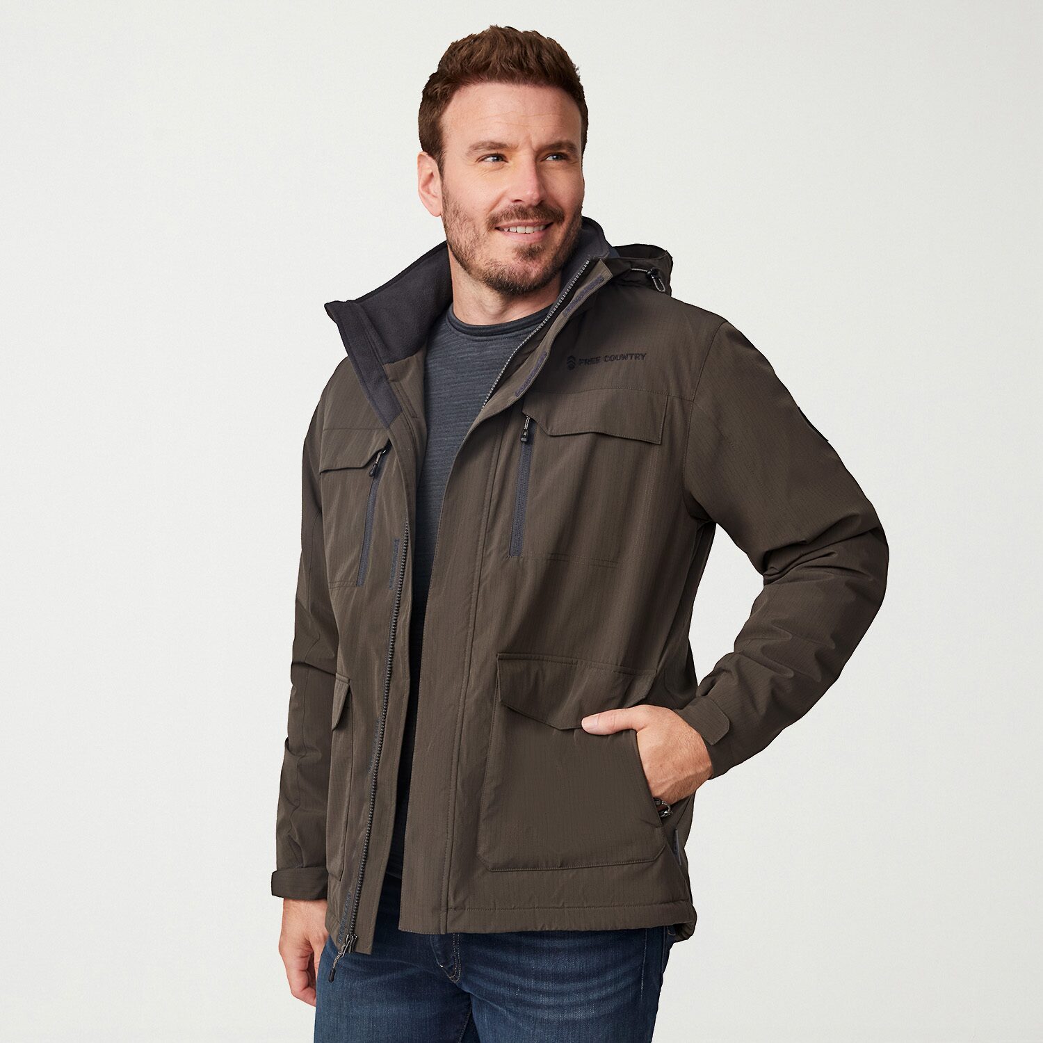 Free Country Mens Midweight Jacket