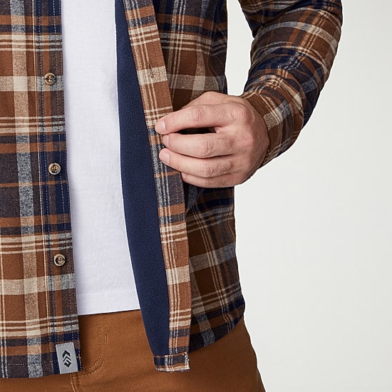 Free Country Mens Long Sleeve Regular Fit Flannel Shirt