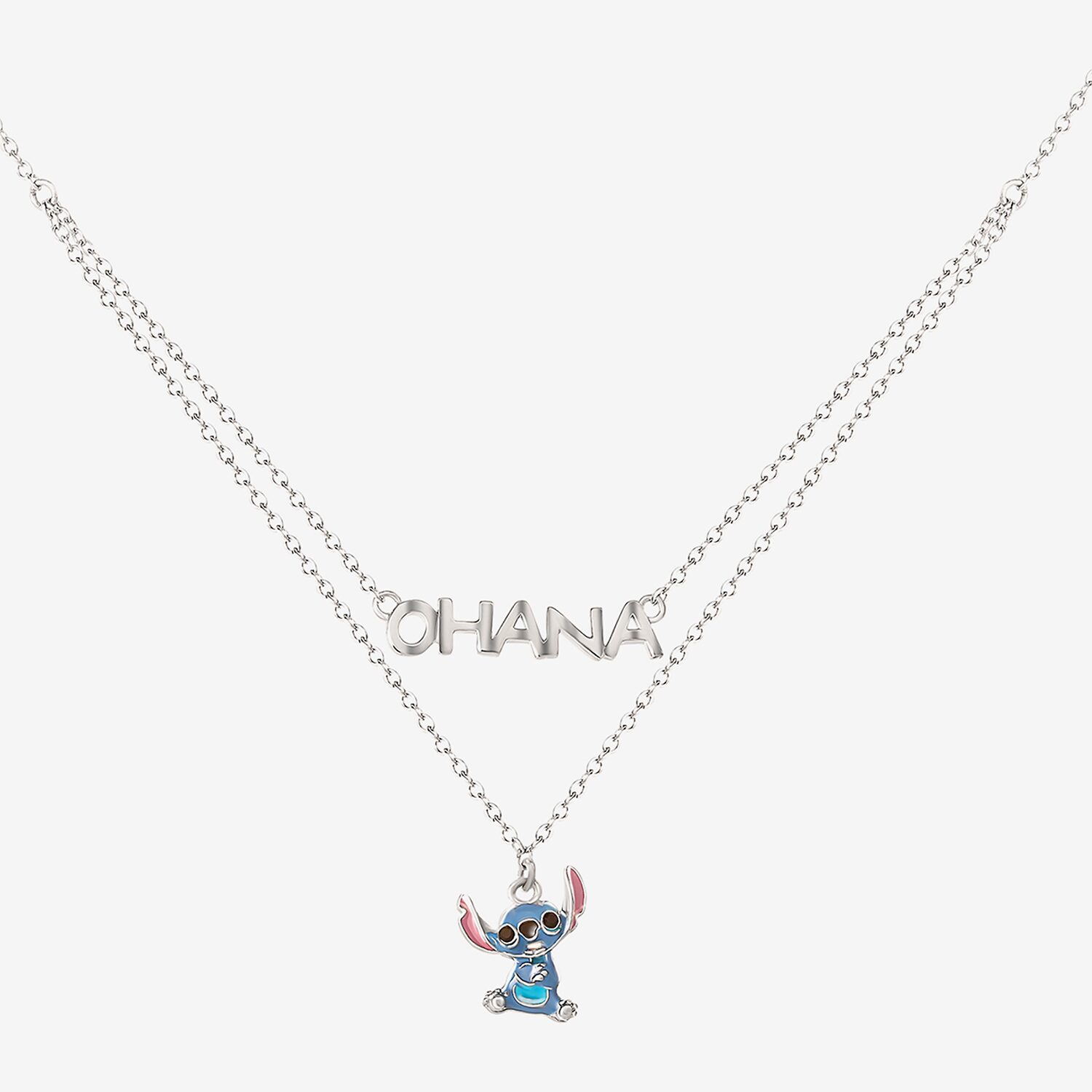 Disney Collection Girls Sterling Silver 15 Inch Pendant Necklace