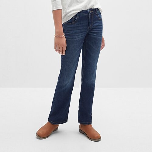 Thereabouts Little & Big Kid Girls Adjustable Waist Stretch Fabric Superflex Bootcut Jean In Blue