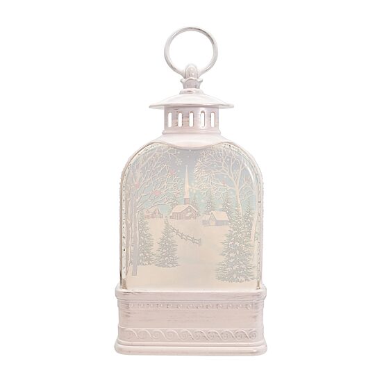 Kurt Adler 10in Battery-Operated Warm White Led Cardinal Christmas Snow Globe