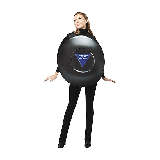 Unisex Adult Mattel Games Magic 8 Ball 3-pc. Costume