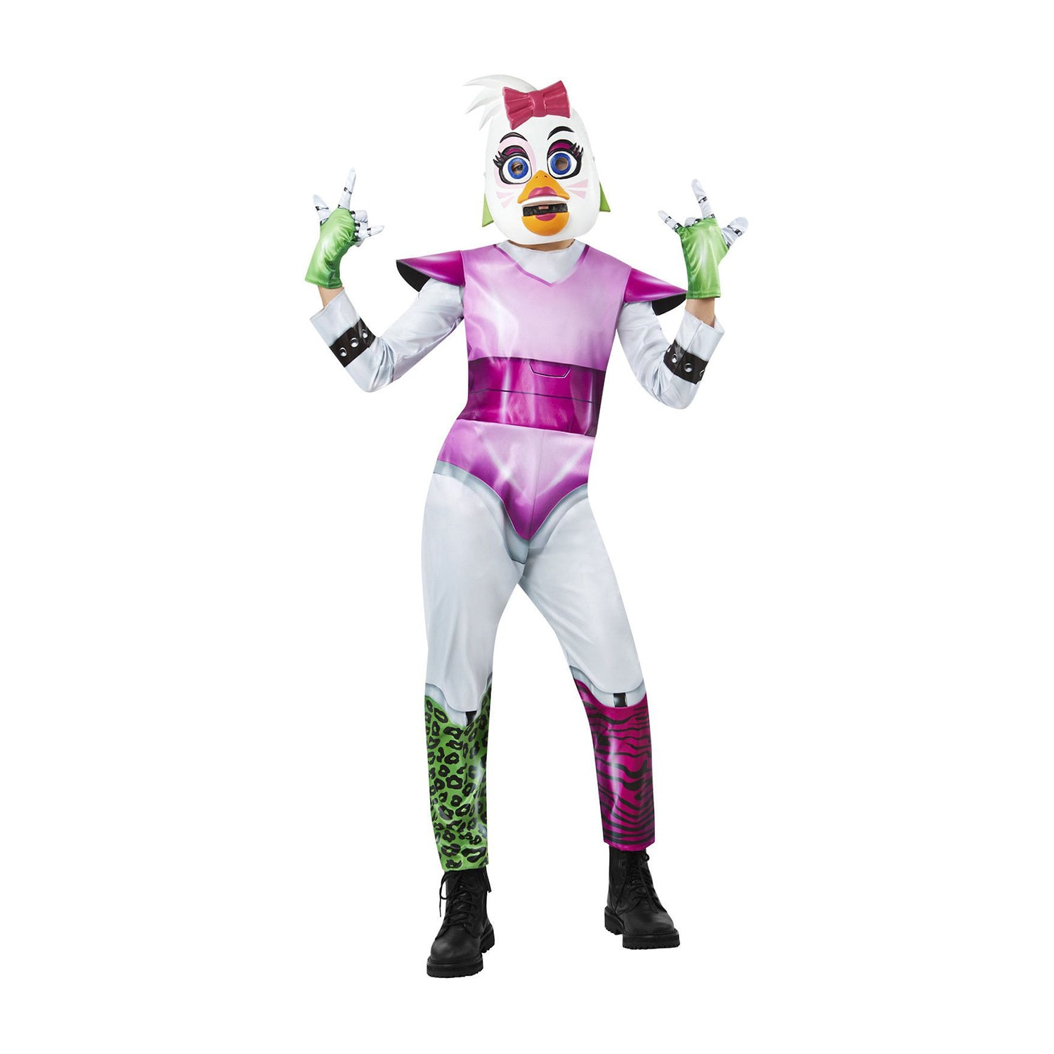 Little & Big Kid Unisex Glamrock Chica Five Nights at Freddys 4-pc. Costume