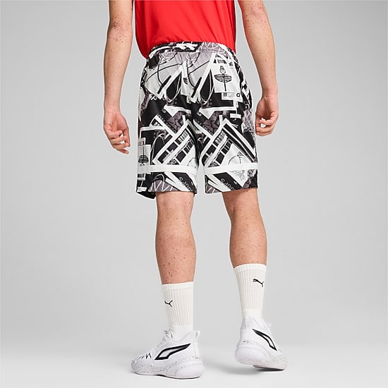 PUMA Mens 8" Moisture Wicking Quick Dry Workout Shorts