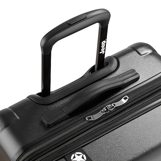 Jeep 24 Inch Hardside Expandable Checked Spinner Luggage