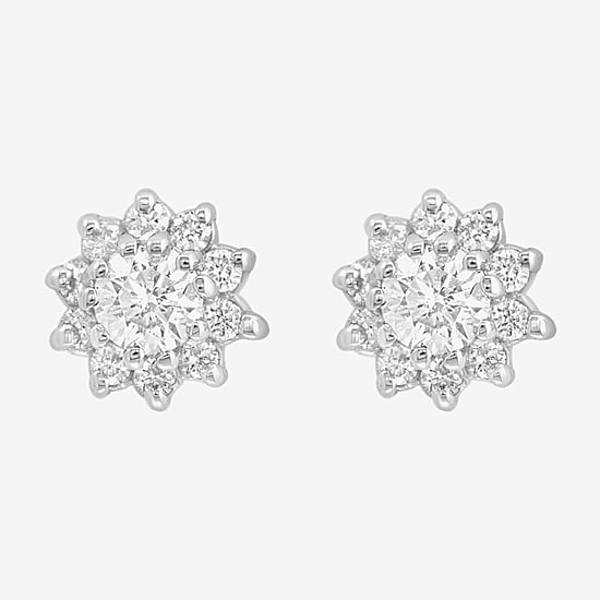 Effy Final Call (G-H / Vs1-Vs2) 5/8 CT. T.W. Lab Grown White Diamond 14K Gold 26mm Stud Earrings