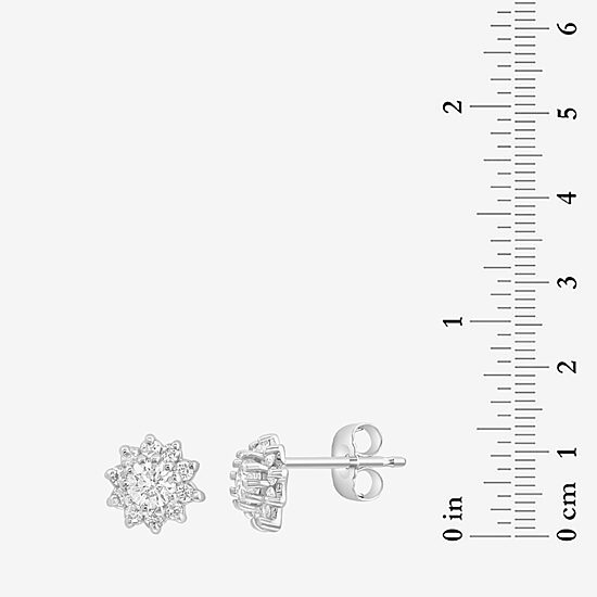 Effy Final Call (G-H / Vs1-Vs2) 5/8 CT. T.W. Lab Grown White Diamond 14K Gold 26mm Stud Earrings