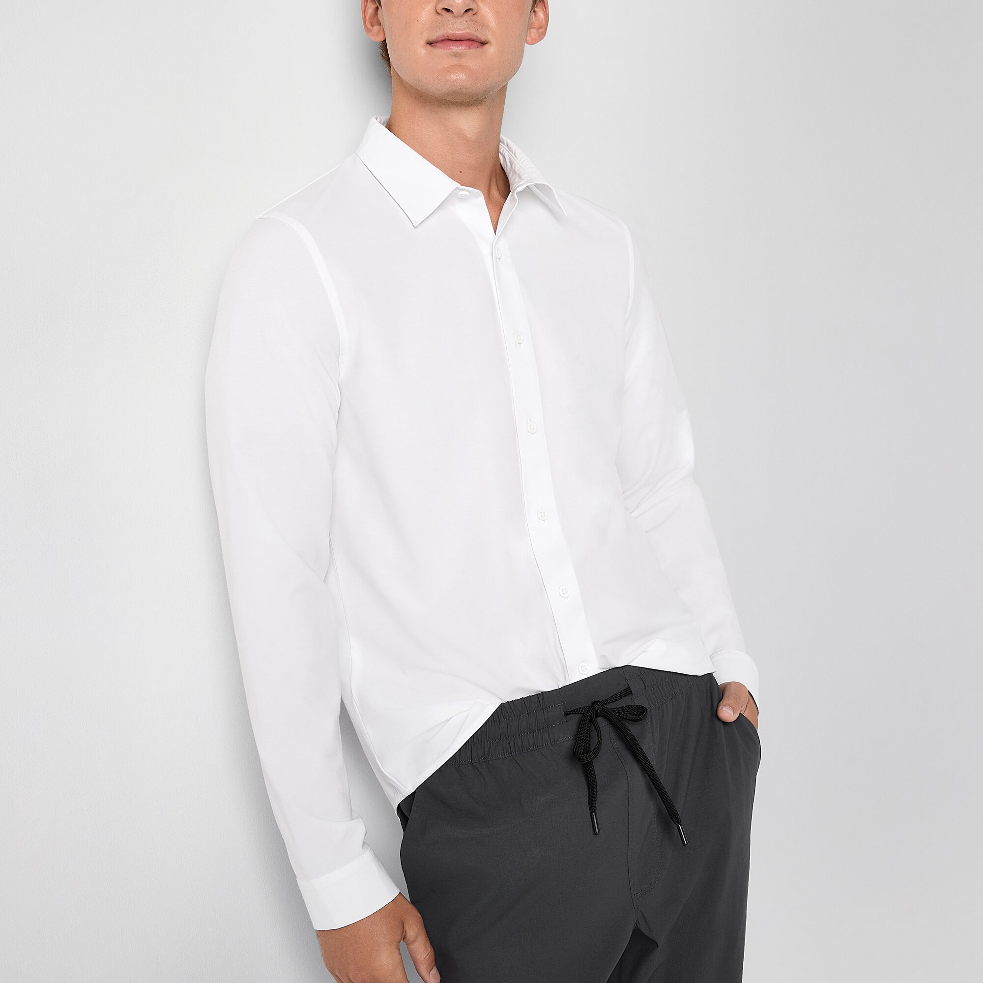 Stylus Mens Long Sleeve Regular Fit Button-Down Shirt
