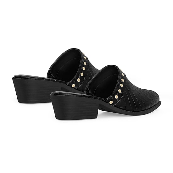 RM Rebecca Minkoff Barb Womens Round Closed Toe Mules