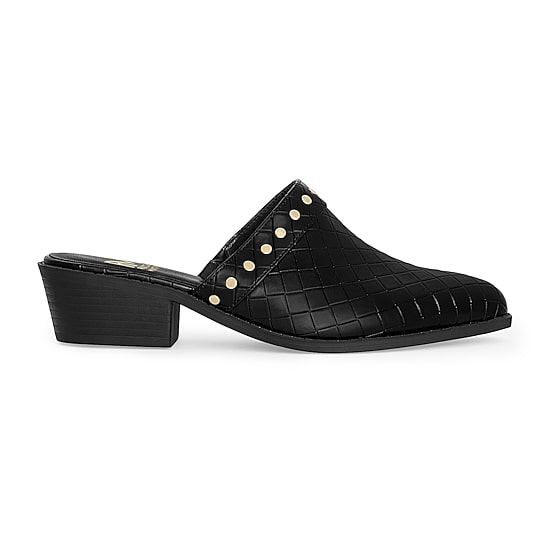 RM Rebecca Minkoff Barb Womens Round Closed Toe Mules