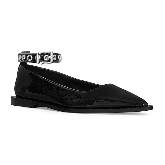 RM Rebecca Minkoff Danielle Womens Pointed Closed Toe Ballet Flats