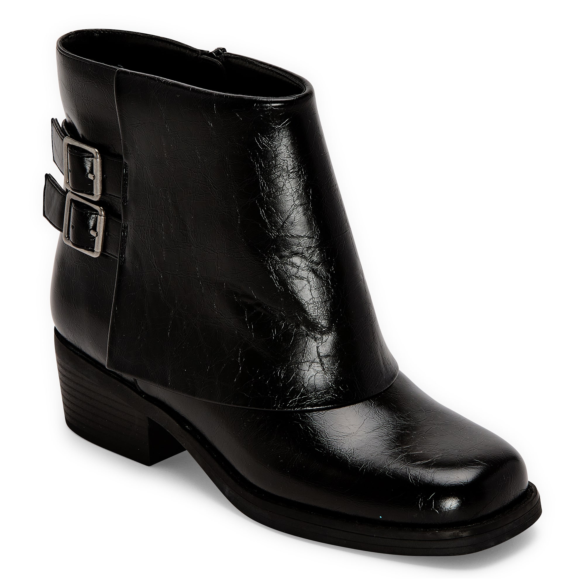 Arizona Jean Co Womens Apache Stacked Heel Motorcycle Boots