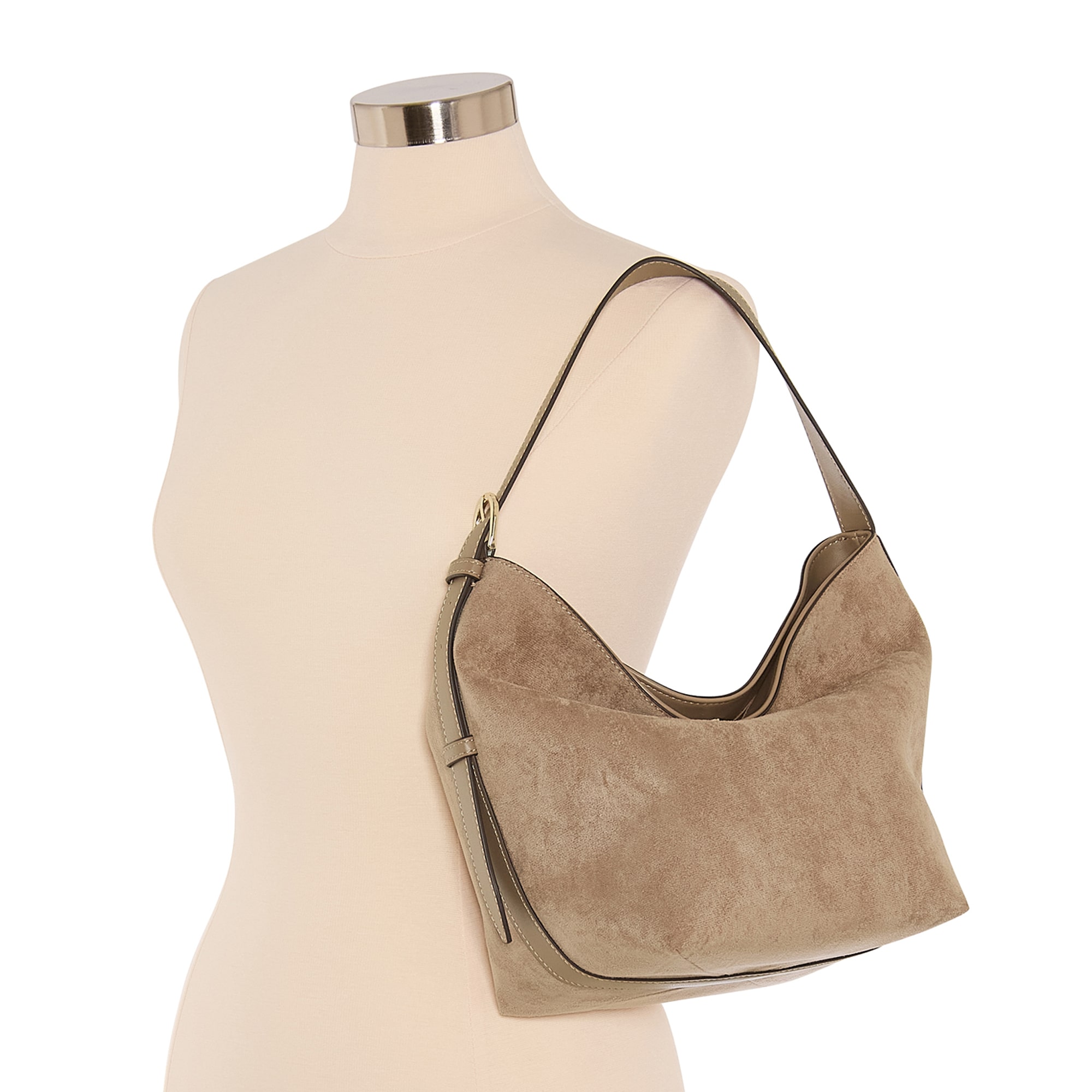 Worthington Jo Mini Faux Suede Bucket Bag