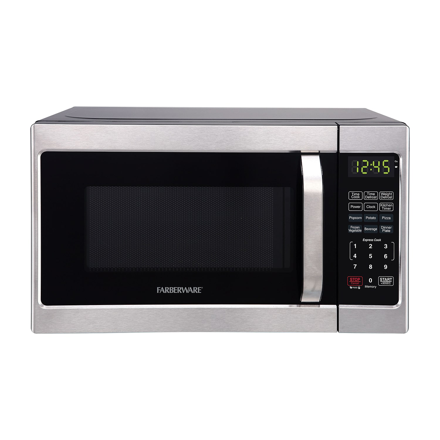 Farberware Classic 0.7 Microwave Oven, Brushed Stainless