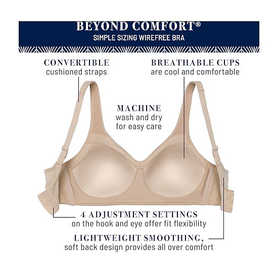 Vanity Fair Beyond Comfort® Simple Sizing Wireless Bra - 72204