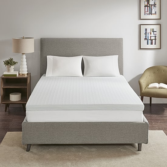 Sleep Philosophy 3" Gel Memory Foam with 3M Cover Mattress Topper with 3M Moisture Management