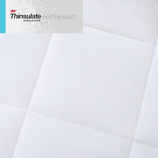 Sleep Philosophy Year Round Warmth 300 Thread Count Cotton Sateen Down Alternative 3M Thinsulate Comforter