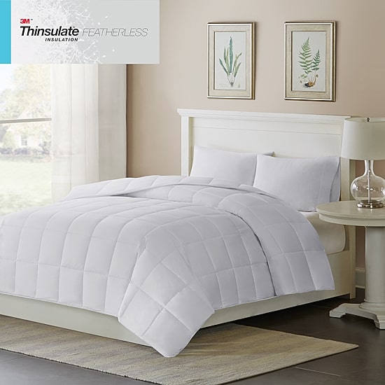 Sleep Philosophy Warmer 300 TC Cotton Sateen Down Alt 3M Thinsulate Comforter