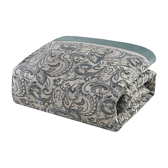 Madison Park Essentials Cadence 24-Pc Complete Bedding Set with Sheets and Window Treatments