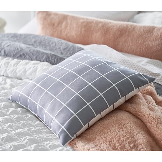 Home Expressions Windowpane Square Throw Pillow