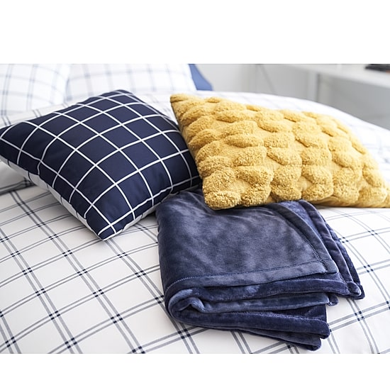 Home Expressions Windowpane Square Throw Pillow