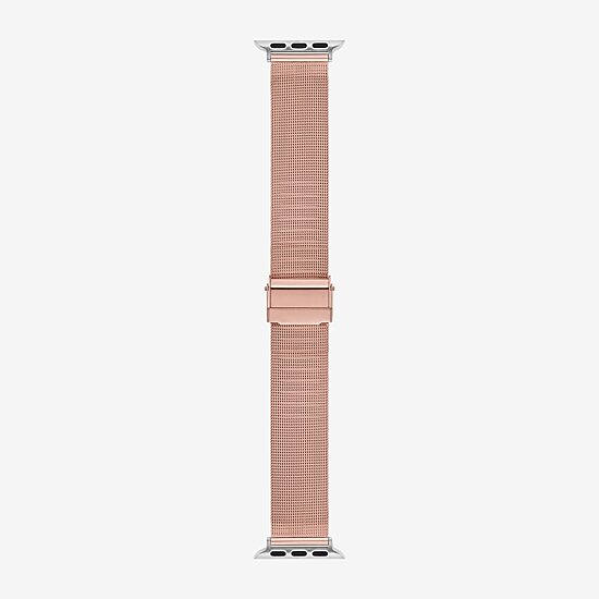 Apple Compatible Unisex Adult Rose Goldtone Watch Band Fmdjab017