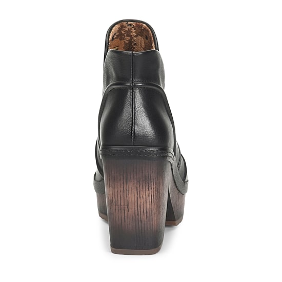 Korks Womens Robin Block Heel Booties