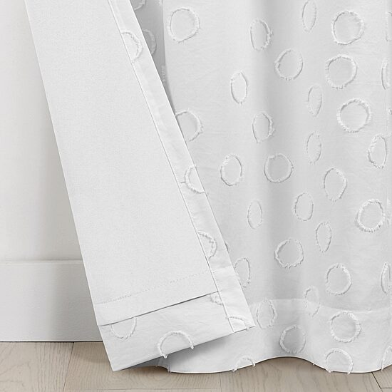 Under the Stars Kids Hayden Clip Dot Rod Pocket Back Tab Energy Saving 100% Blackout Single Curtain Panel