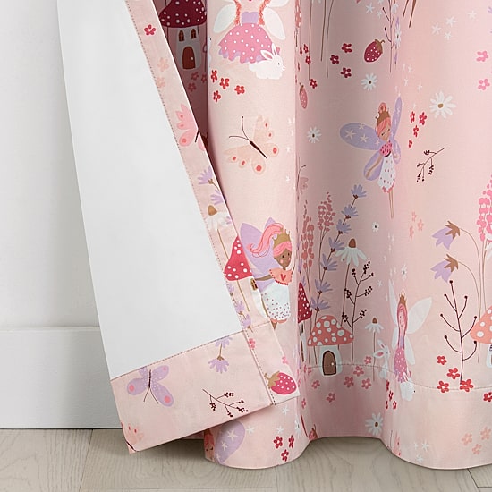 Under the Stars Kids Hayden Fairy Grommet Top Energy Saving 100% Blackout Single Curtain Panel