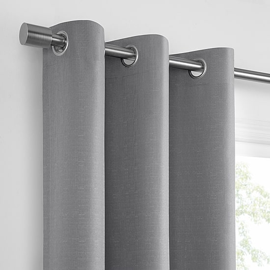 Under the Stars Kids Hayden Textured Grommet Top Energy Saving 100% Blackout Single Curtain Panel