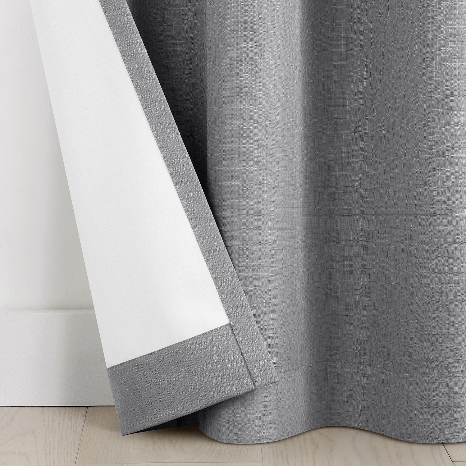 Under the Stars Kids Hayden Textured Grommet Top Energy Saving 100% Blackout Single Curtain Panel