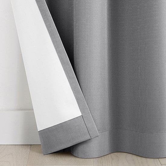 Under the Stars Kids Hayden Textured Grommet Top Energy Saving 100% Blackout Single Curtain Panel