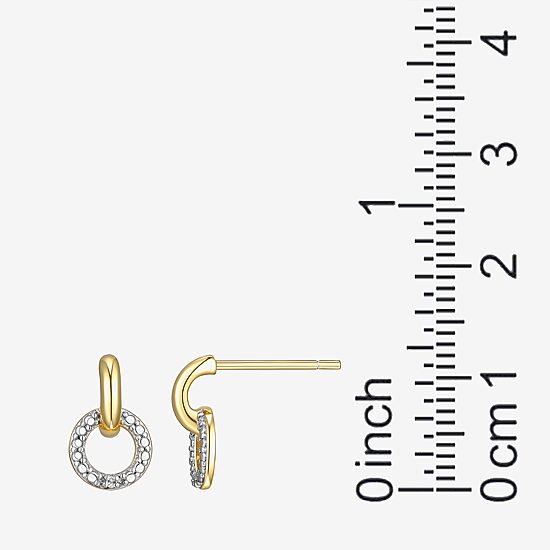 Sparkle Allure White Diamond Accent 11mm Round Stud Earrings